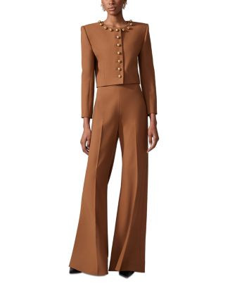 Collarless Cropped Jacket | Bloomingdale's (US)