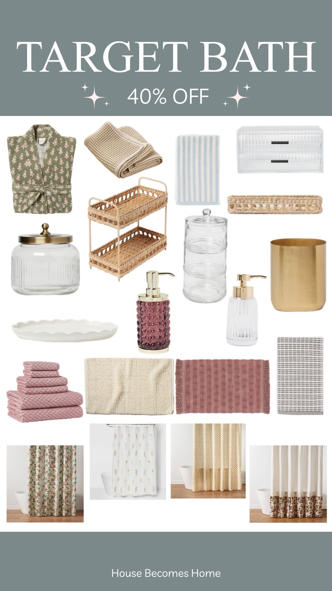 Target: 40% off bath!




#LTKSaleAlert #LTKHome #LTKSeasonal