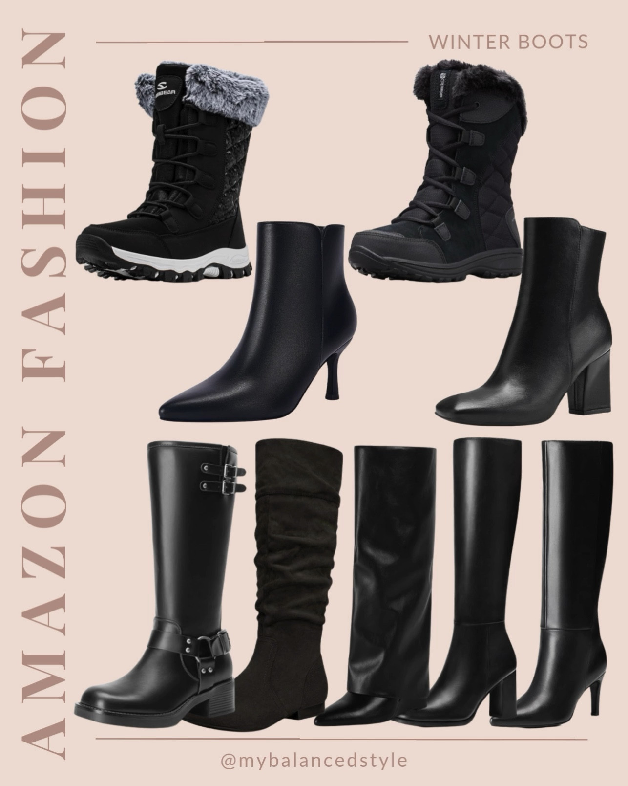 Amazon winter boots and booties

winter ankle boots
cozy shearling slippers
cold weather sneakers
knee-high leather boots
waterproof snow boots
faux fur lined clogs
chunky sole winter boots
everyday casual winter flats
lug sole combat boots
slip-on winter loafers

#LTKSeasonal #LTKSaleAlert