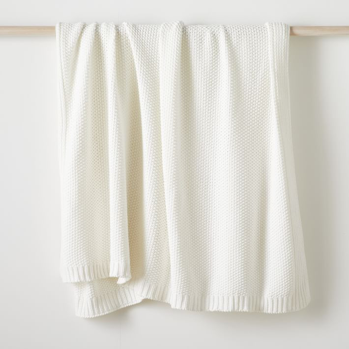 Cotton Knit Throws | West Elm (US)