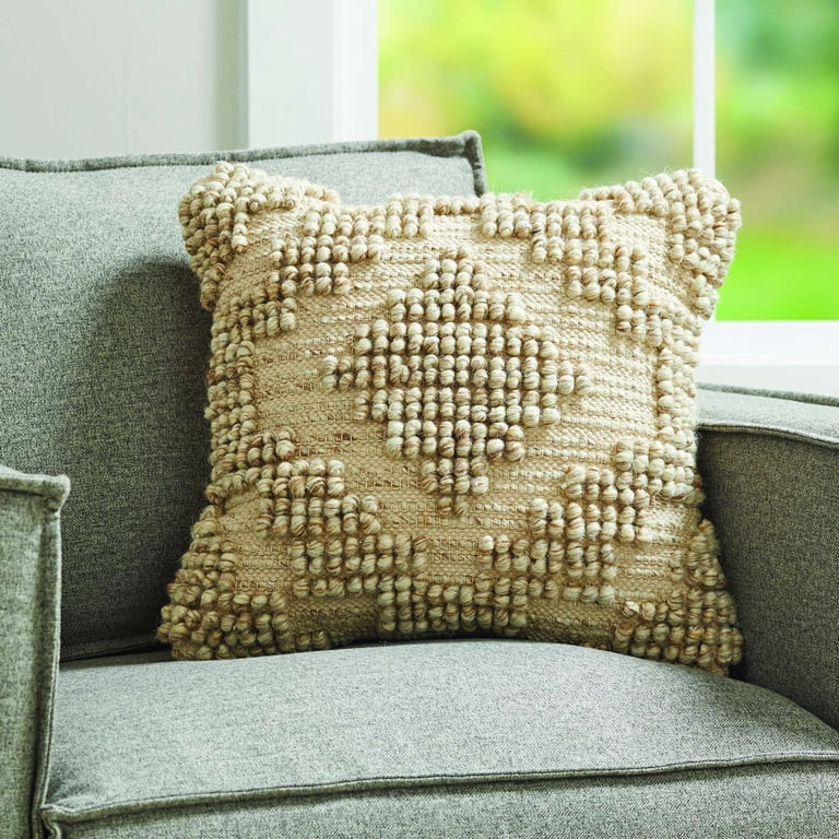 Better Homes & Gardens Aztec Cream Decorative Pillow | Walmart (US)