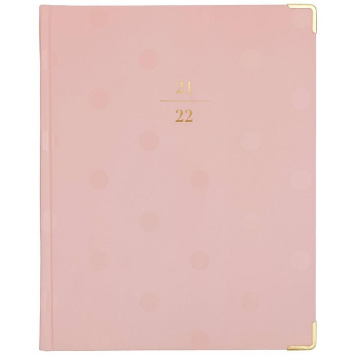 2021-22 Academic Planner 9.875" x 7.875" Casebound Weekly/Monthly Pink Dot - Sugar Paper Essentia... | Target