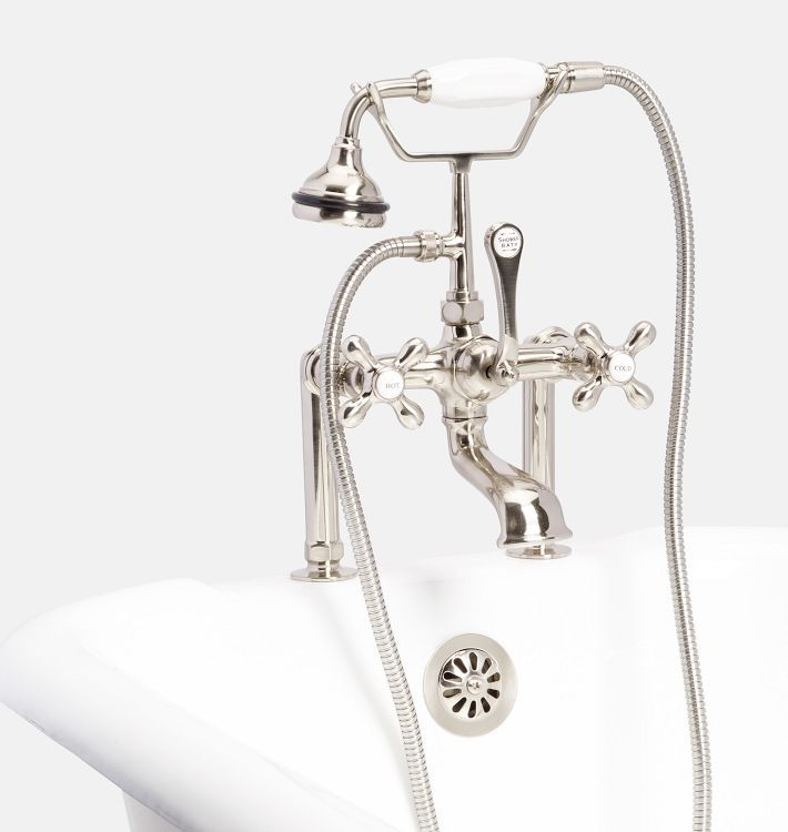 Deck-Mount Tub Filler with Handshower | Rejuvenation