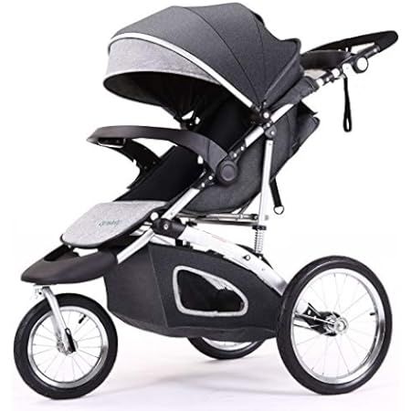 Baby Jogger Summit X3 Jogging Stroller - 2016 | Air-Filled Rubber Tires | All-Wheel Suspension | Qui | Amazon (US)