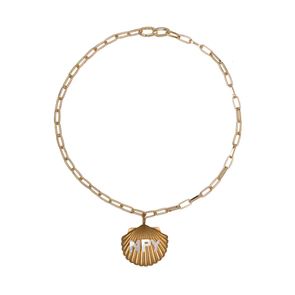 Shell Initial Necklace | Neely Phelan