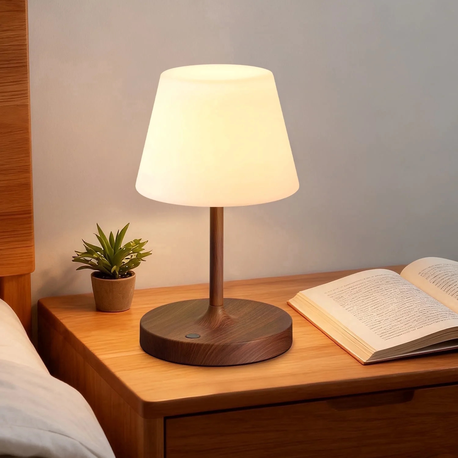 Walchoice Cordless Table Lamp Rechargeable, Outdoor Operated Shower Lamp Waterproof, Touch Dimmab... | Walmart (US)