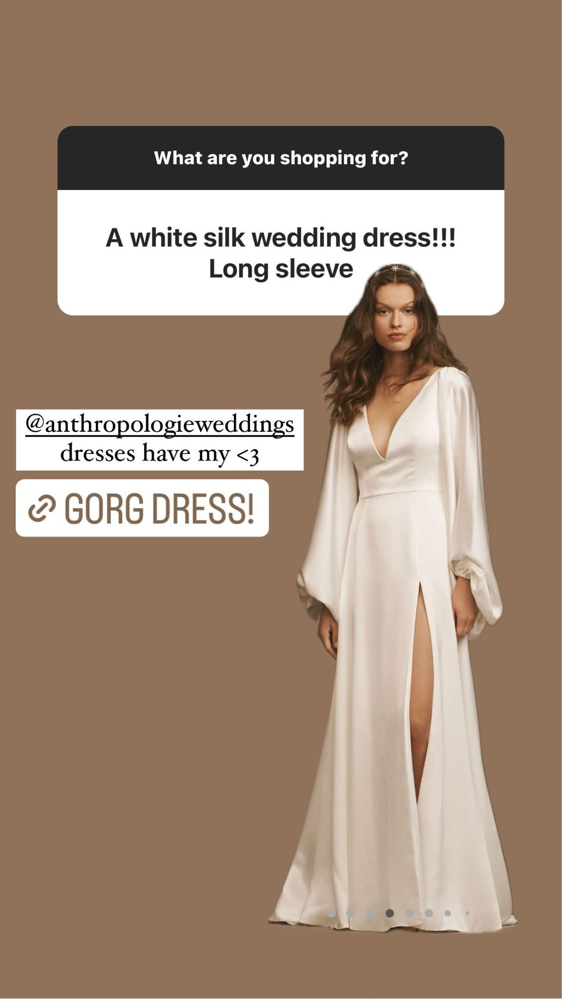 Such a gorgeous boho wedding dress!

#LTKwedding