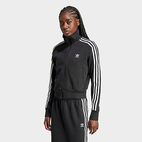 adidas Women's Originals adicolor Knitted Jacket in Black Size: Small | Finish Line (US)