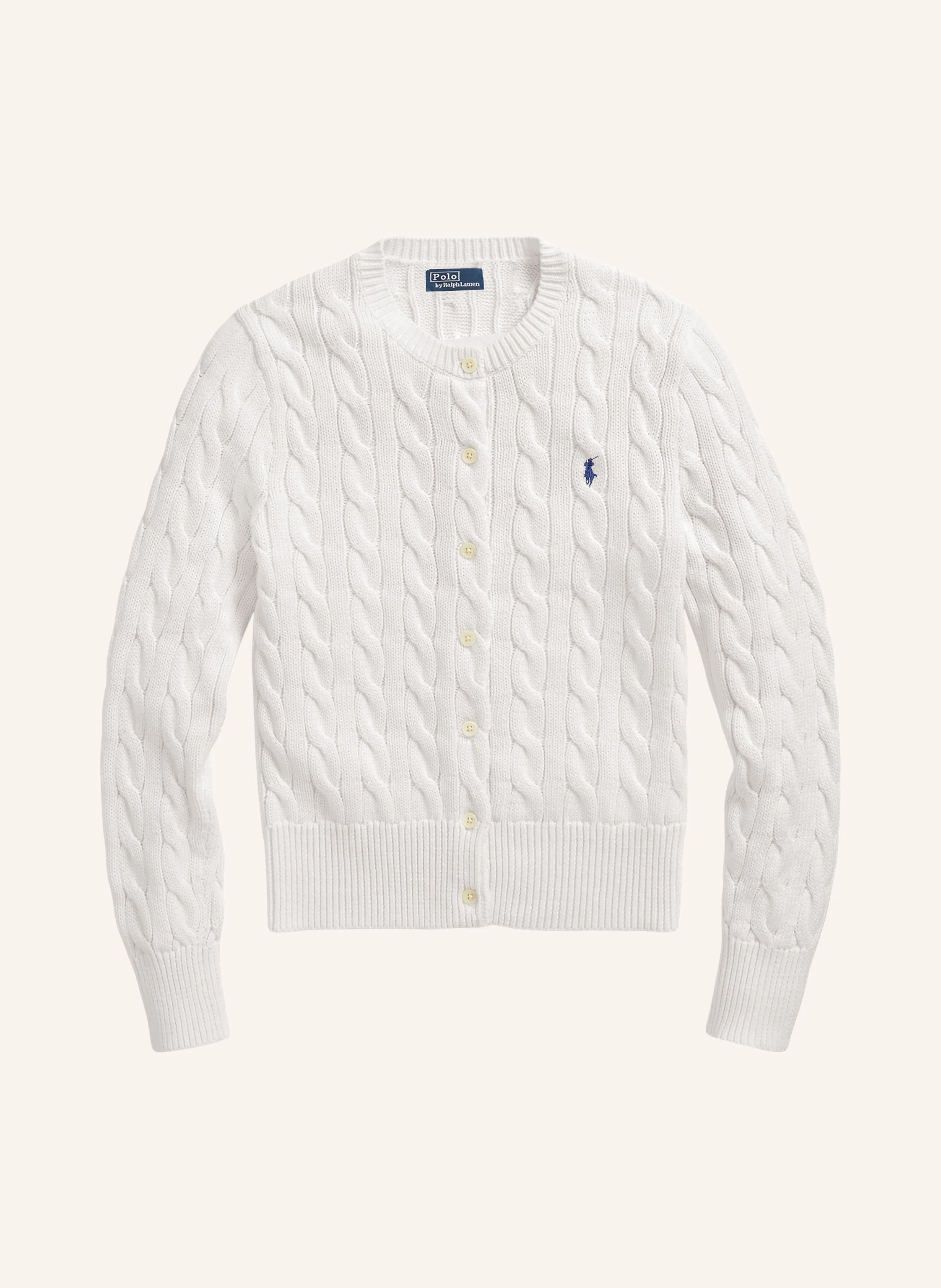 POLO RALPH LAUREN Strickjacke in weiss | Breuninger (DACH)