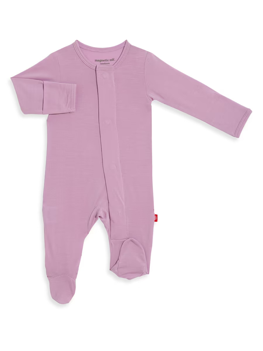 Baby Girl's Fragrant Lilac Modal Magnetic Footie | Saks Fifth Avenue