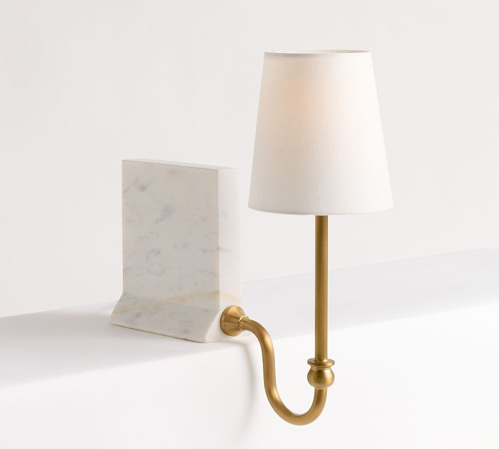 Chris Loves Julia Bookshelf Light (11") | Pottery Barn (US)