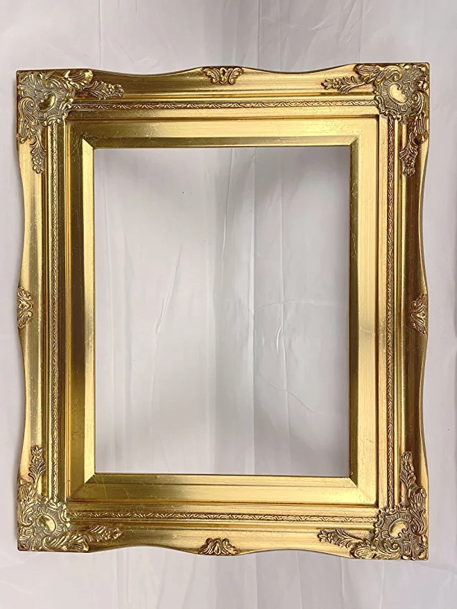 TP Picture Frame (No Glass and Backing)- 12x16" Classic Gold Ornate with Gold Liner, Antique-Styl... | Amazon (US)