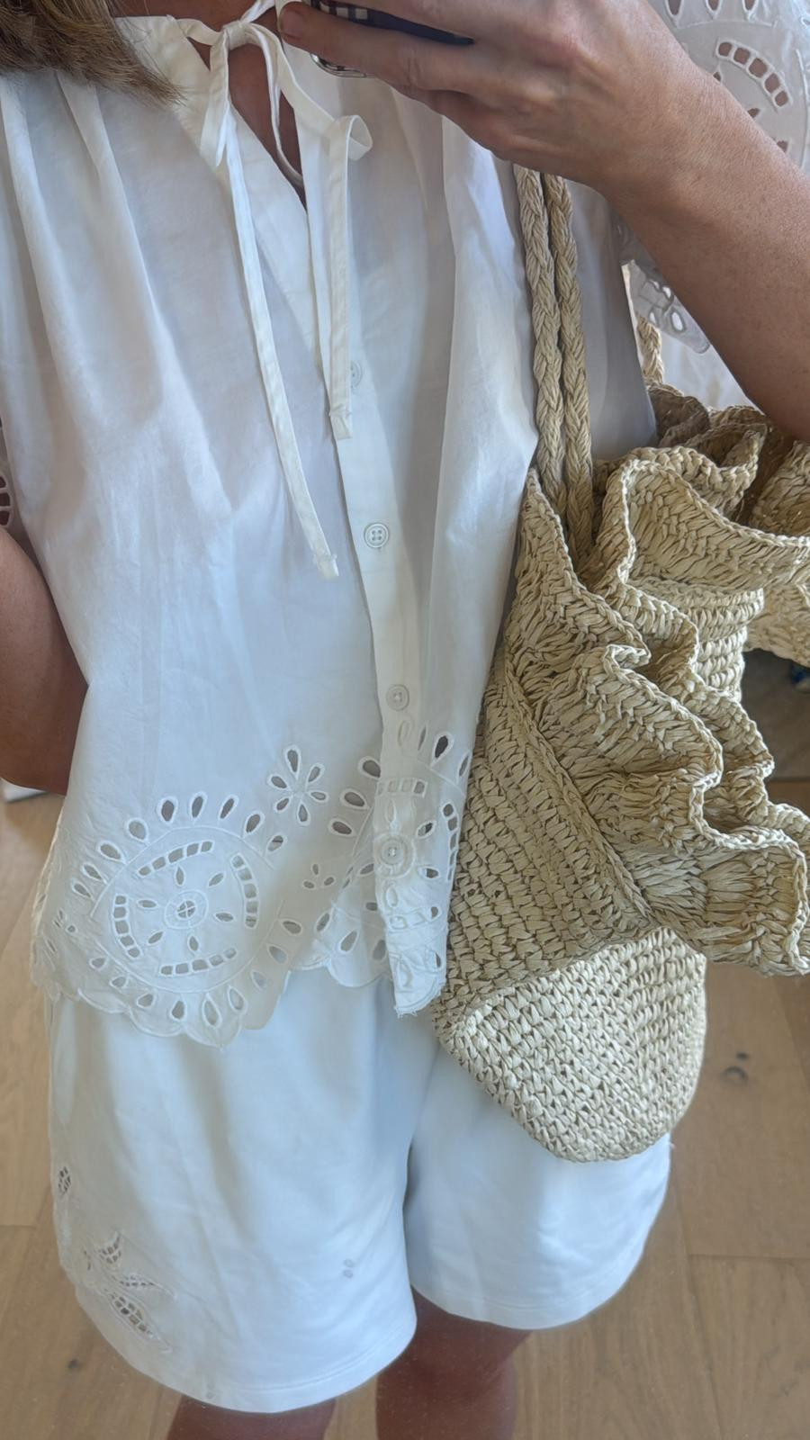 Another day, another all white outfit! Loving these right now. Head to toe in Target. This bag is going to be a favorite all summer!  

 #LTKgrwm #LTKootd #LTKmomlife