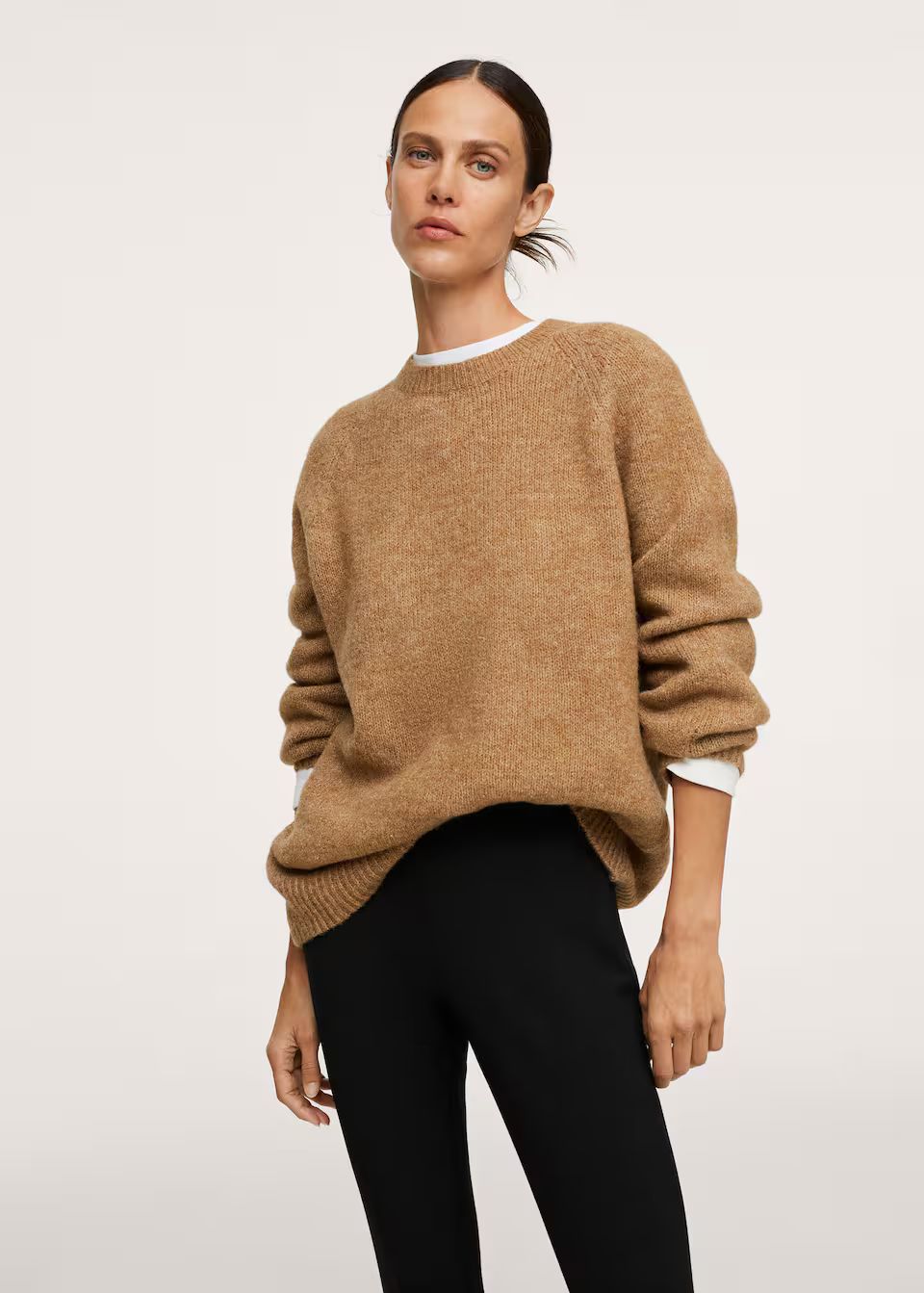 Oversize knit sweater | MANGO (US)