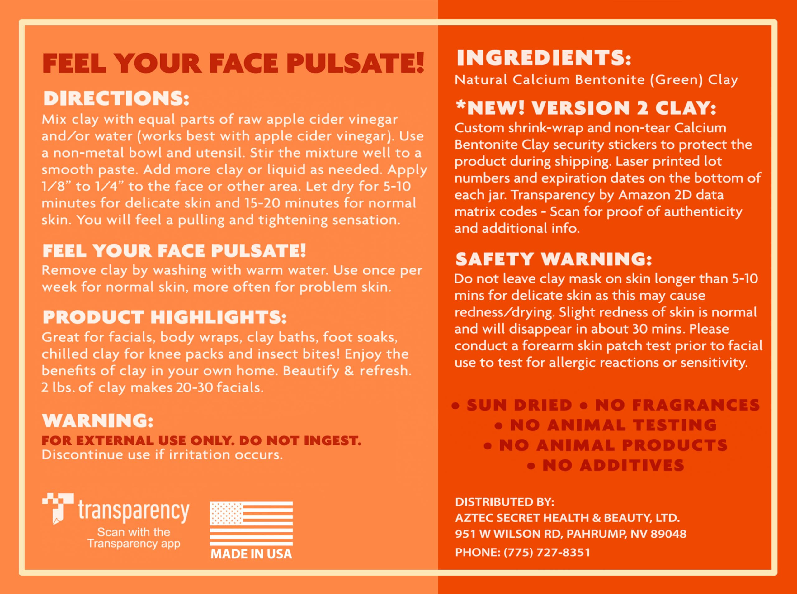 Aztec Secret – Indian Healing Clay 32 Oz – Deep Pore Cleansing Facial & Body Mask – The Ori... | Amazon (US)