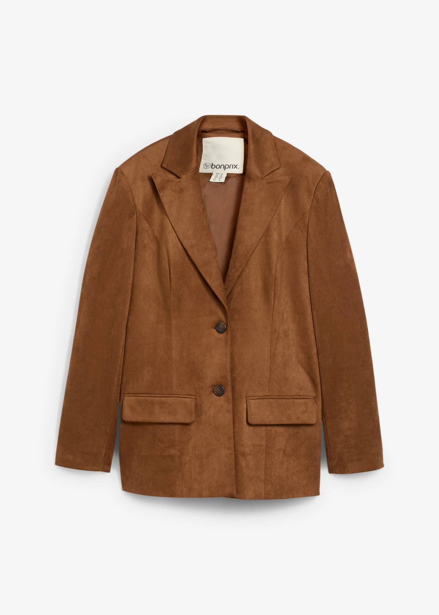 Blazer van imitatiesuède kruidenbruin | Bonprix NL (Influencer)