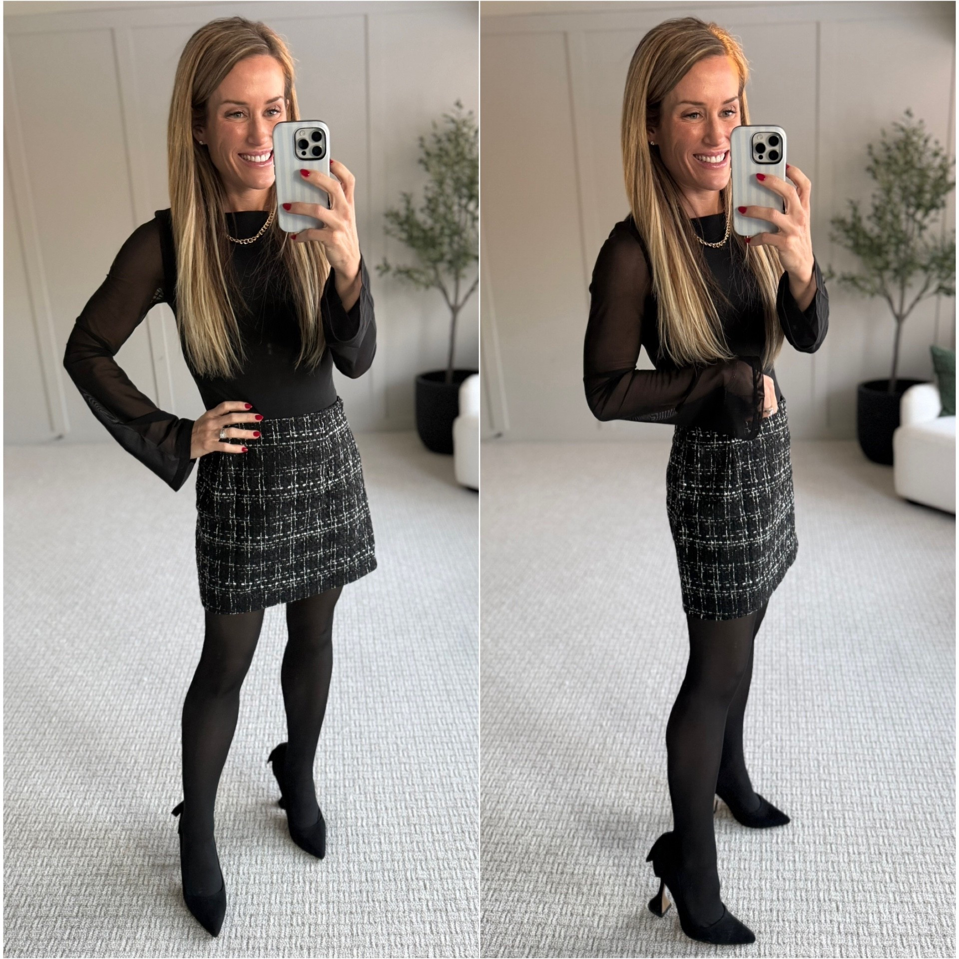 I wore this cute outfit to church  yesterday to watch my kids Christmas service. The fleece lined leggings are perfection! Shoes size down 1/2. 

#LTKootd #LTKHoliday #LTKgrwm