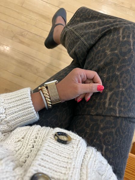 Leopard pants! Size up but I sure do love them!