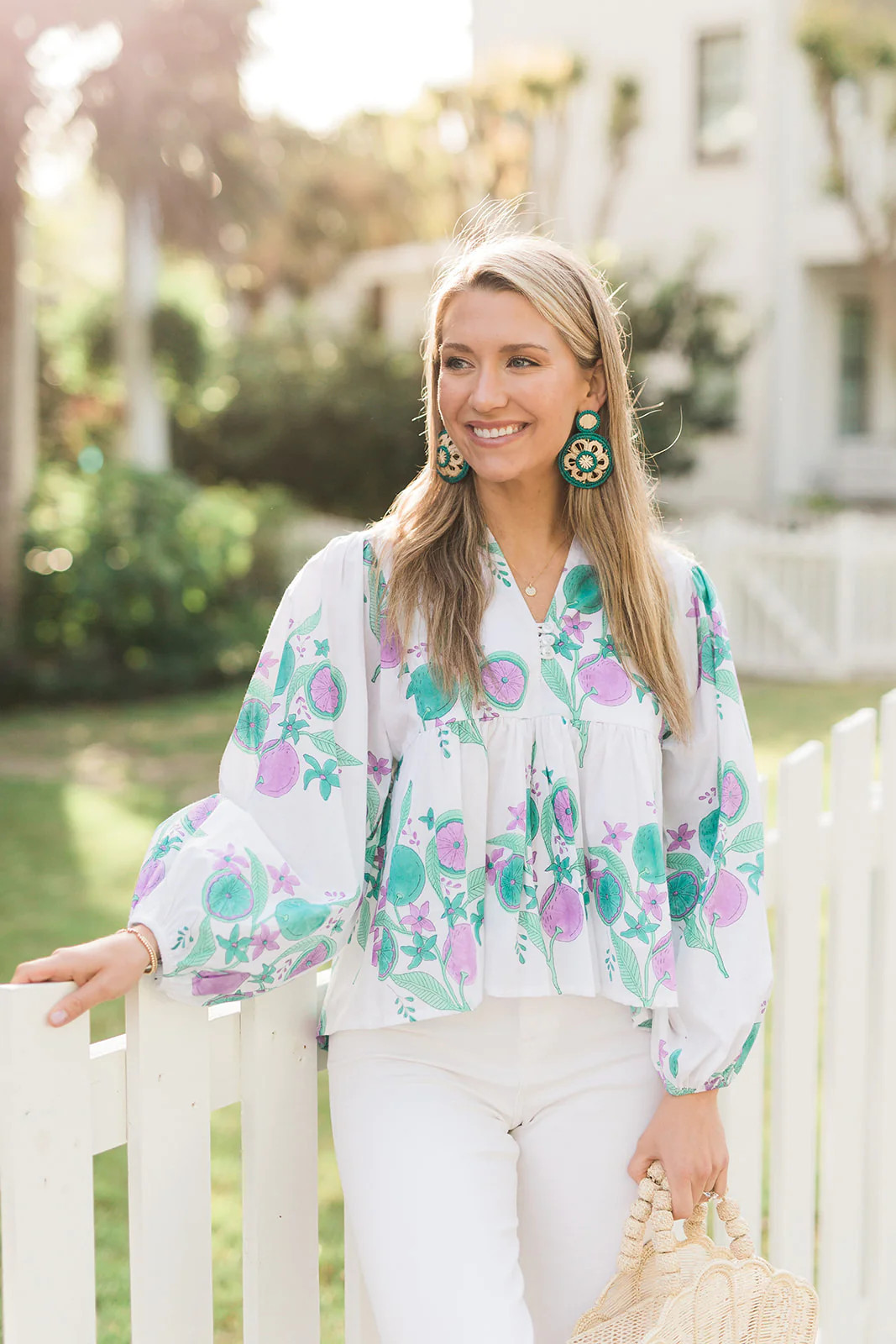 Bluffton Blouse | Island Paradise | Victoria Dunn 