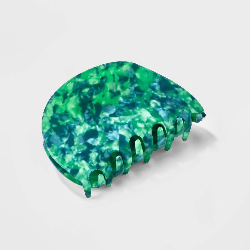 Oval Claw Hair Clip - Universal Thread&#8482; Green | Target