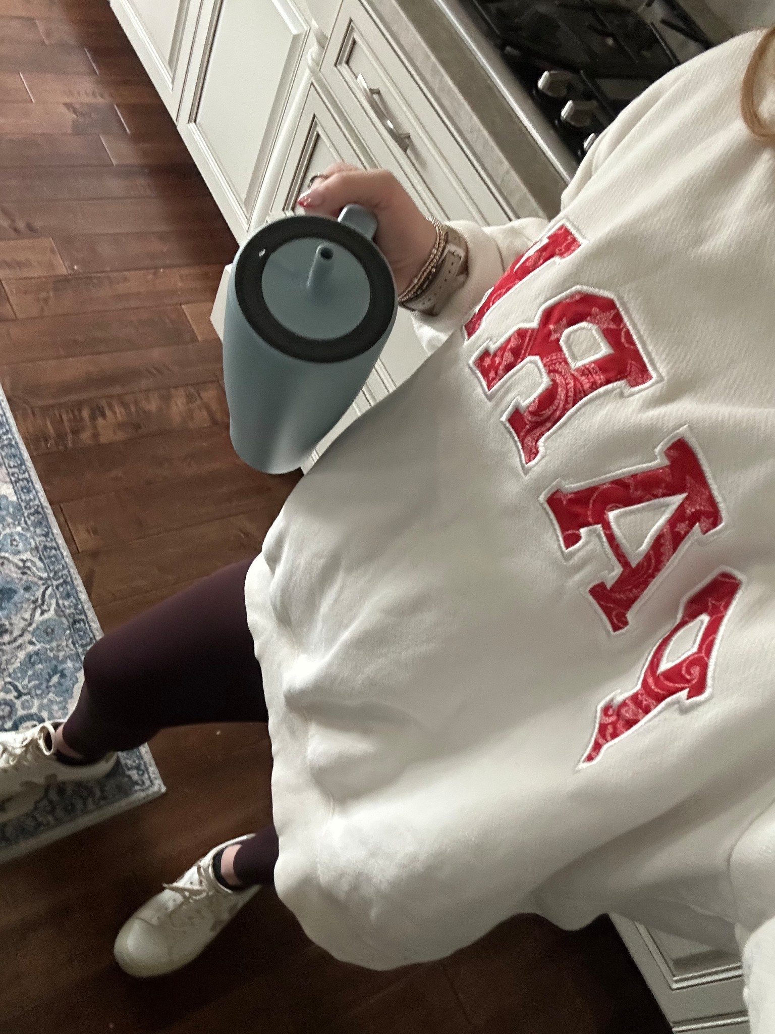 OOTD and my fav cup! 

This is officially my 5th brumate product! I use mine all the time. The locking feature is so convenient for anyone on the go. Easy to throw in a bag, or car floor board and n out have to worry about spills! So many cute colors too! 

The Parke mockneck is officially a staple in my closet.  I love the fit and style. I’m commonly a S-M and got the L/XL for an oversized fit. So cozy and makes me feel put together! This style is not in stock at the moment but I’ve linked one that is! 

The leggings are new to my closet and from vuori! So far they are AWESOME! Definitely have some tummy control and the length is js where I like it. I’m wearing size small, typically a 4-6 in lulu leggings. 

Paired with my enewton bracelets and brumate I am ready to go! 


Water bottle, Parke mockneck, leggings, athletic wear  

@Vuori US 
#LTKGiftGuide #LTKFindsUnder50

#LTKootd