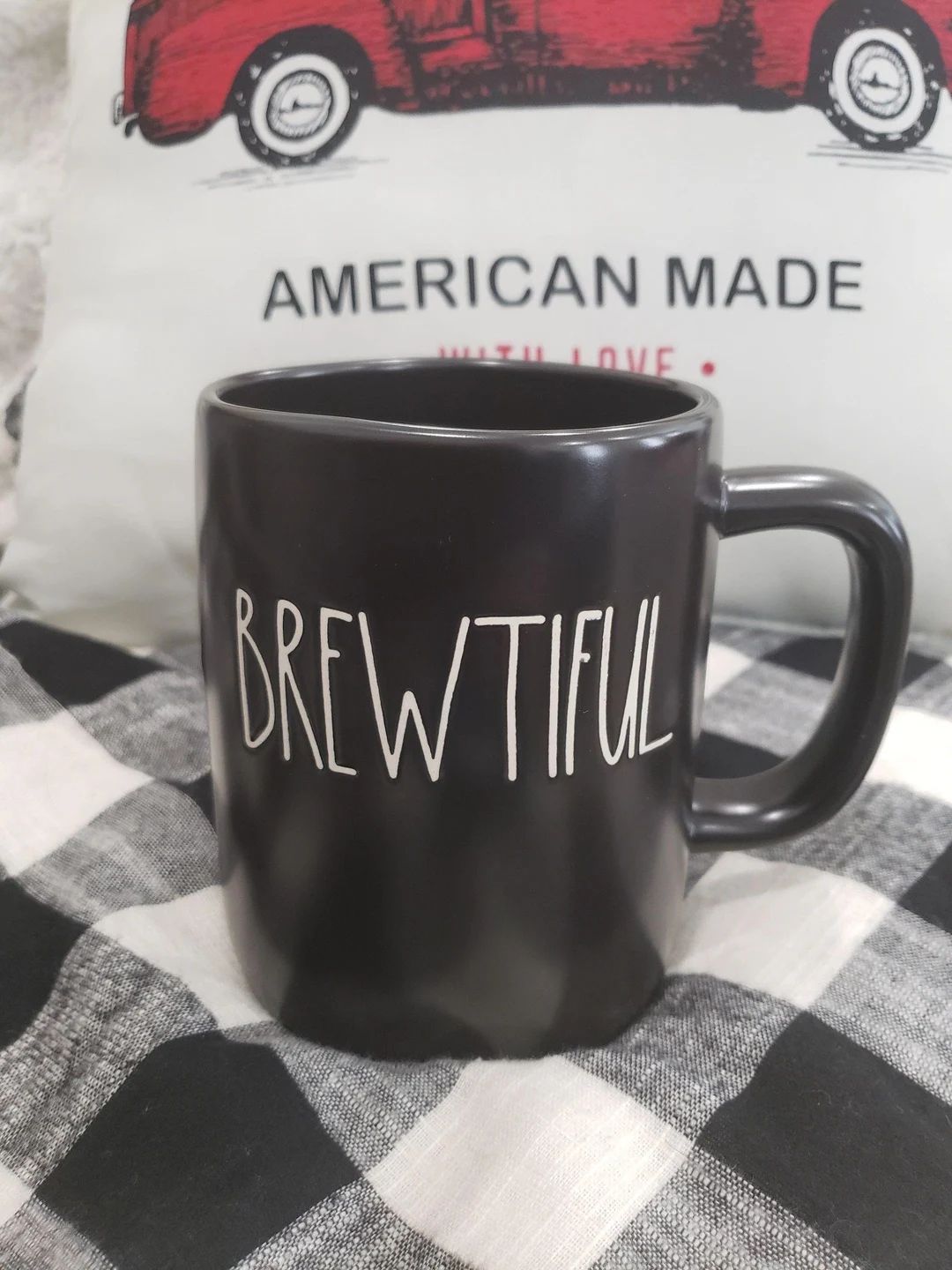 Rae Dunn "BREWTIFUL" Black Mug Collection | Etsy (US)