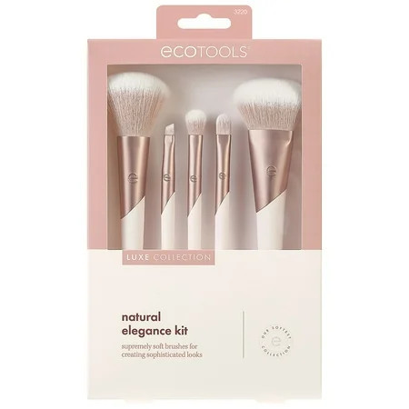 EcoTools Luxe Natural Elegance Face Makeup Brush Kit 1.0 set | Walmart (US)