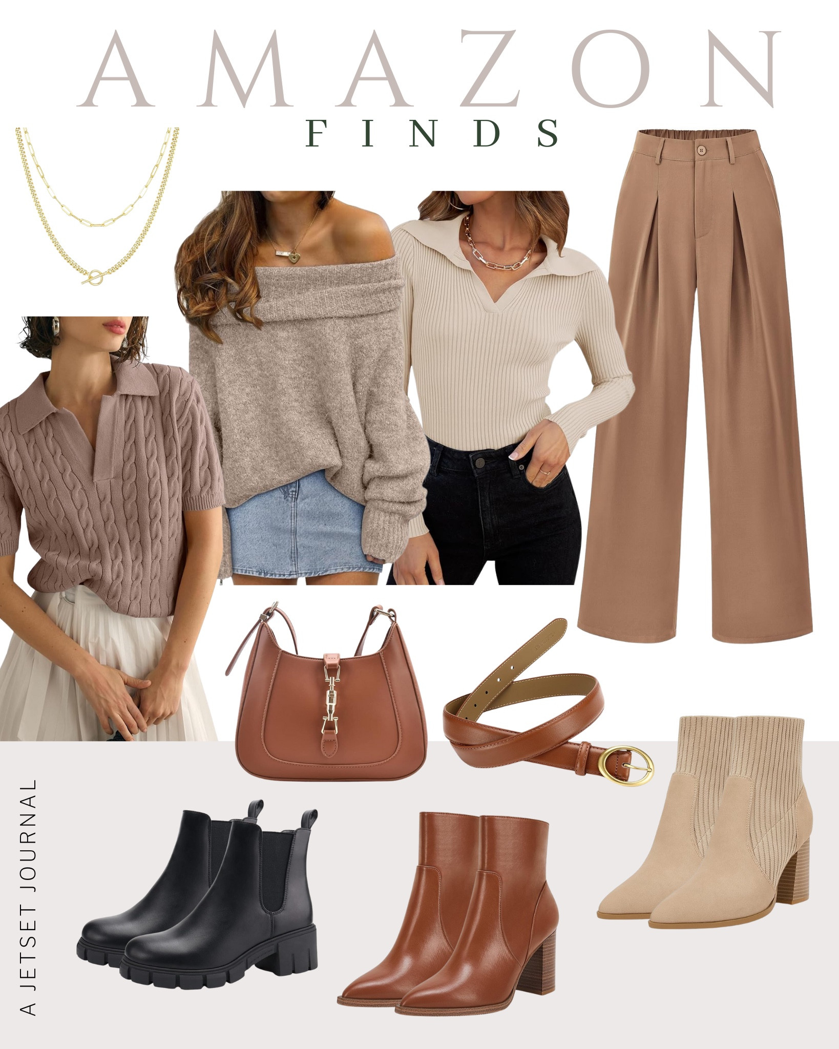Get these new fall looks for your wardrobe!
wardrobe update, autumn outfit, fall style, fashion essetial, trendy looks, neutral colors, affordable finds, amazon fashion

#LTKSeasonal #LTKU #LTKStyleTip