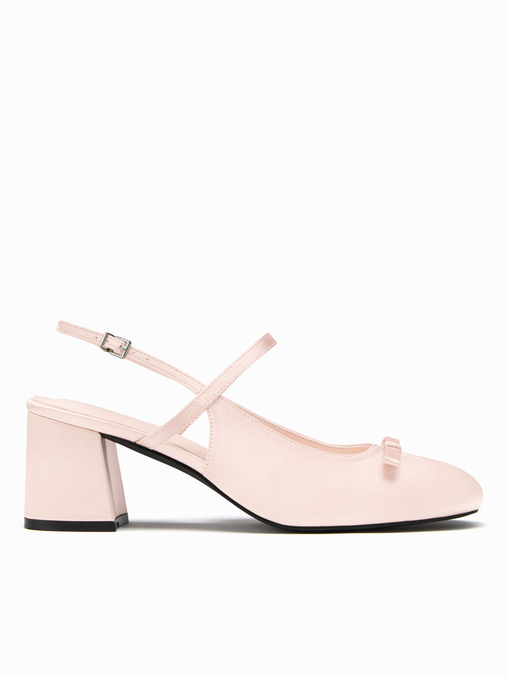 SCARPE CON TACCO GROSSO E CINTURINO A FIOCCO For Casual per tutti i giorni Data Bar Lavoro | Cider