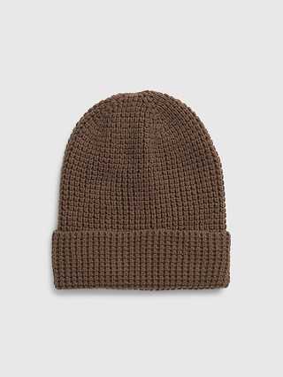Organic Cotton Waffle-Knit Beanie | Gap (US)