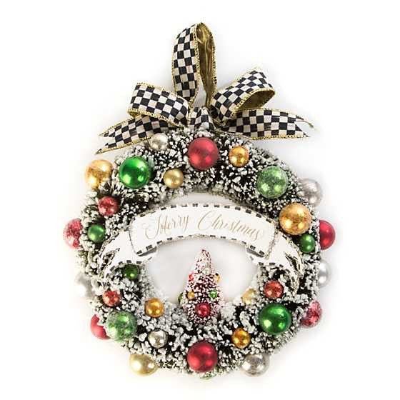 Deck the Halls Banner Wreath | MacKenzie-Childs