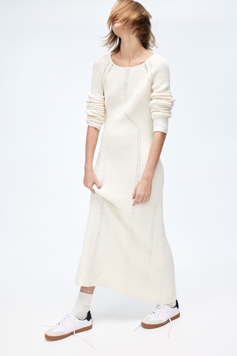 Pointelle-knit Dress | H&M (US + CA)