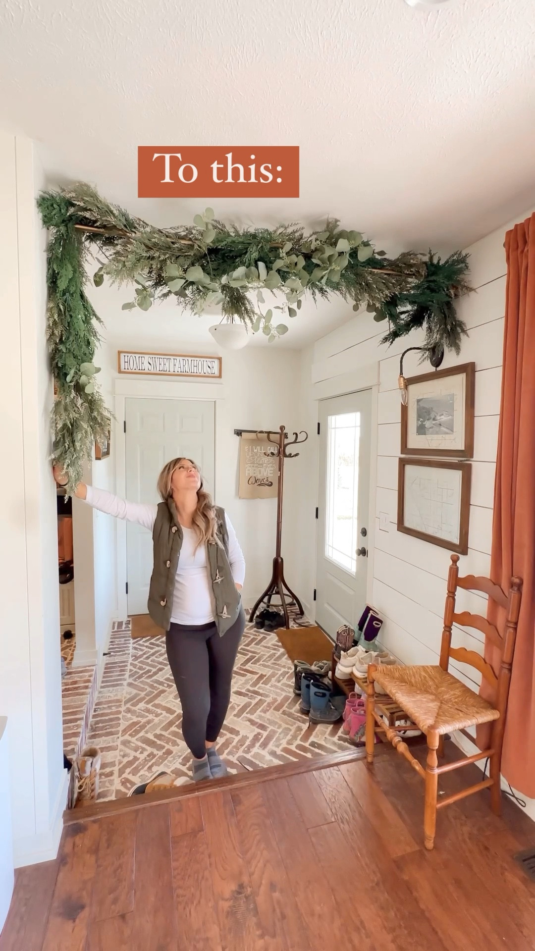 I LOVE how much of an impact this simple DIY makes to my entry way! 
1 Tension rod (link in my bio)
2 sparkly garlands form Hobby Lobby
1 eucalyptus garland from Hobby Lobby
2 cedar garlands from McGee & Co
1 dried homemade Orange garland 
(orange garland blog on my website)
Now, how many more can I make to fill every doorway in my house? 😏😉
.
.
#diygarland #tensionrod #holidayinspo #christmasgarland #driedoranges

#LTKSeasonal #LTKHoliday #LTKhome