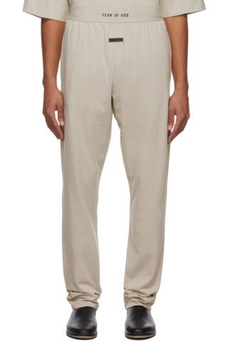 Fear of God - Beige Jersey Lounge Pants | SSENSE