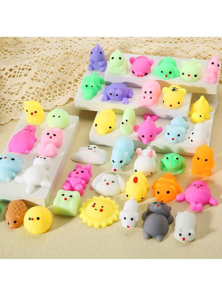 Squishy Toys, Kawaii Squishies Squishy Animals Party Favors Birthday Gift Goodie Bag Stuffers For Stress Relief Sensory Toys Random Charactors Favor Party Gift | SHEIN
