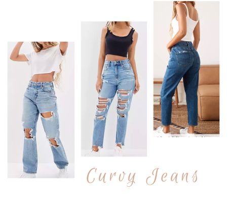 Curvy jeans mom style and bags style for the win and and on sale today!! #salebaggyajeans #womenjeans #americaneaglejeans #curvymomjeans #rippedjeanscurvy #labordayjeanssale

#LTKcurves #LTKSale #LTKfit