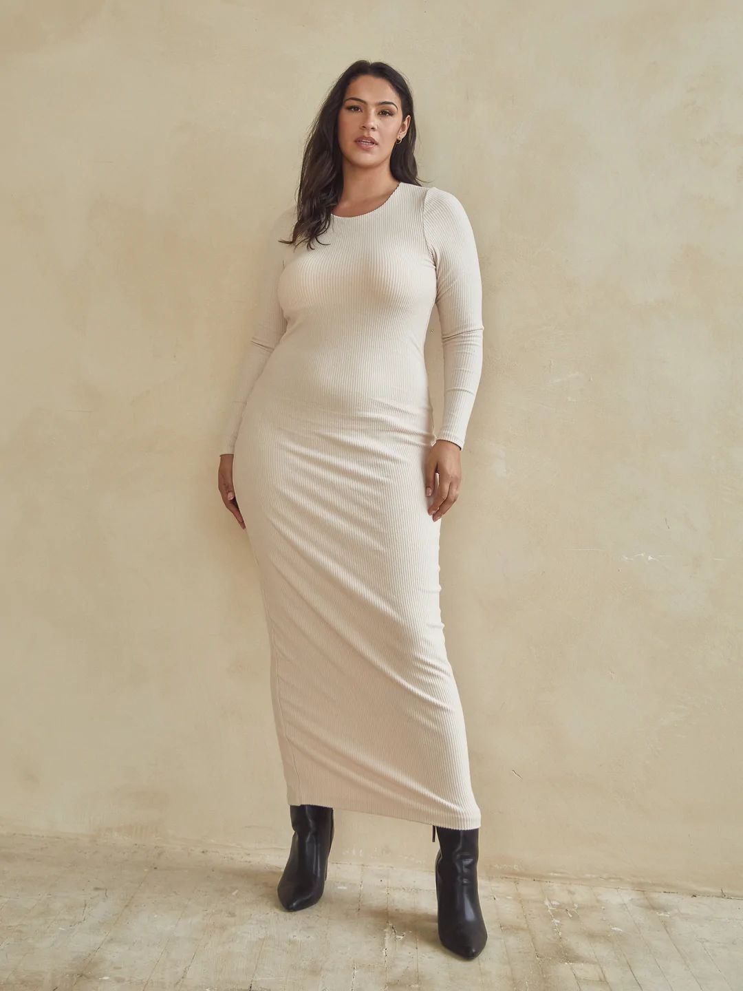 Sweater Maxi Dress | Klassy Network