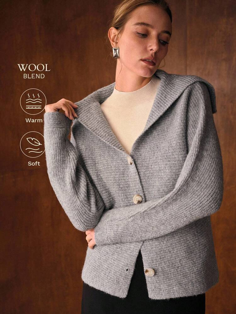 Grey Cardigan  | SHEIN