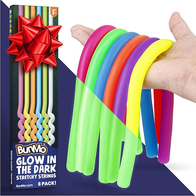 BUNMO Stocking Stuffers for Kids - Stretchy Sensory Strings - Sensory Toys for Kids - Stocking St... | Amazon (US)
