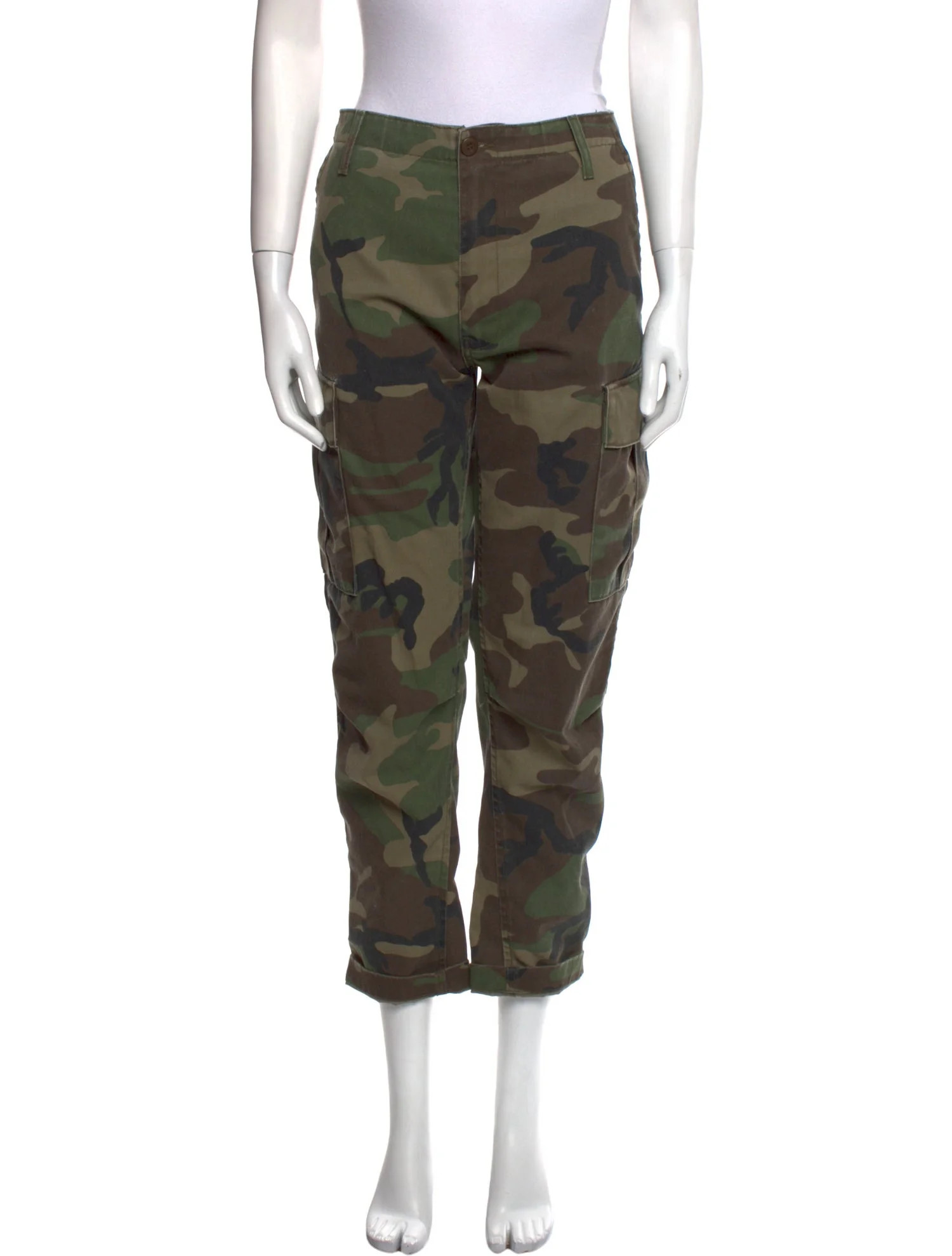 Camouflage Print Straight Leg Pants | The RealReal