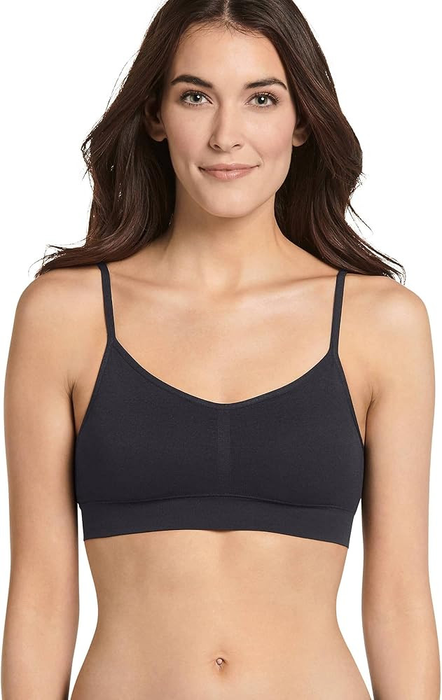 Jockey Women's T-Shirts Modern Micro Seamfree Cami Strap Bralette | Amazon (US)
