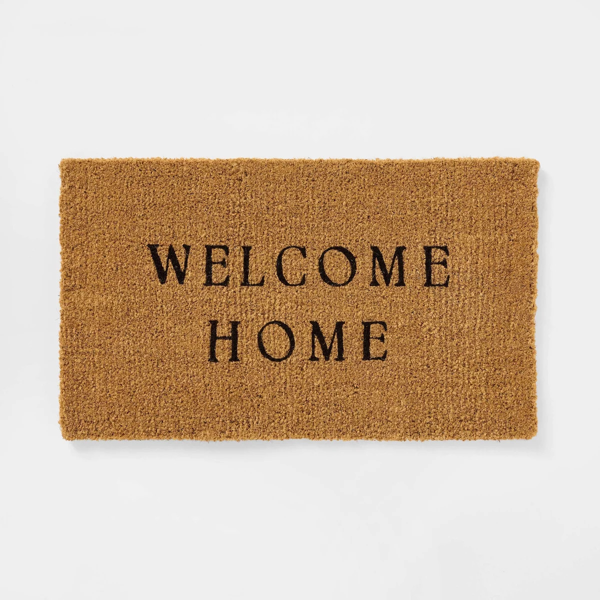 1'6"x2'6" 'Welcome Home' Outdoor Coir Doormat Black - Threshold™ designed with Studio McGee | Target