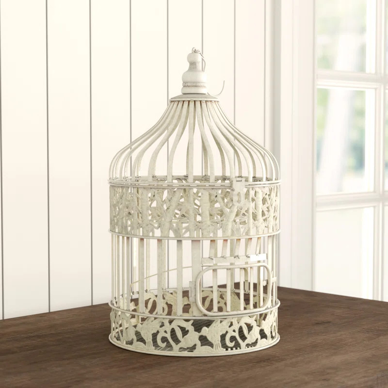Northborough 2 Piece Floral Decorative Bird House or Cage Set | Wayfair North America