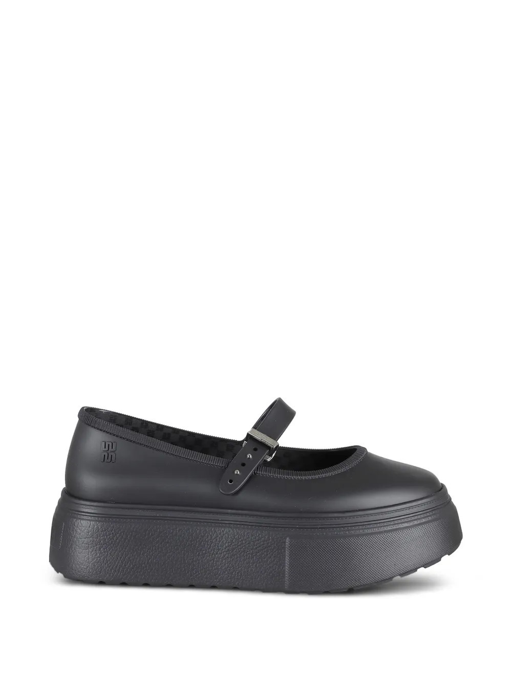 Melissa platform buckle-strap ballet flats - Black | Farfetch Global