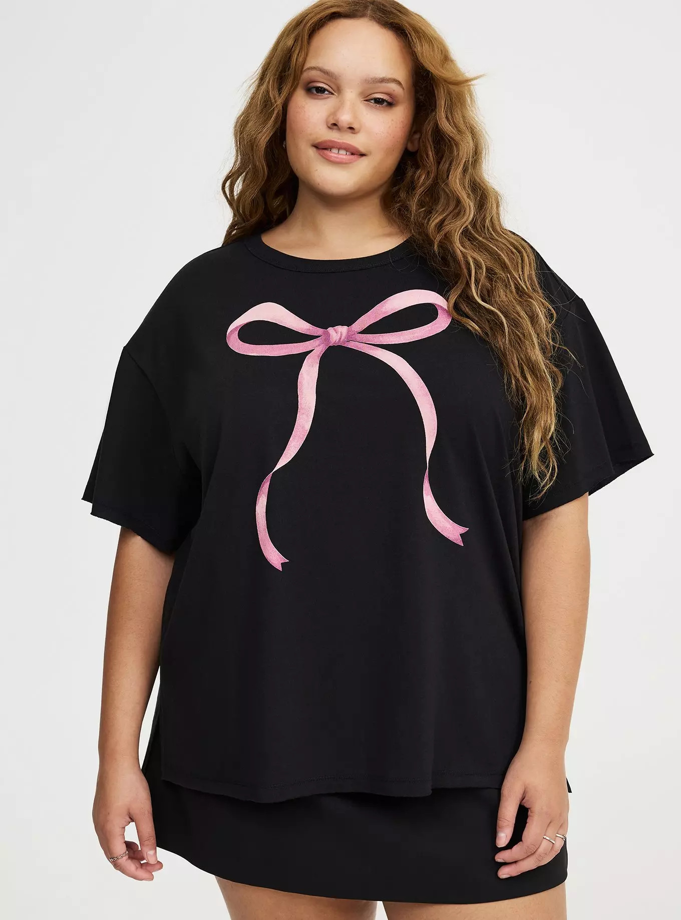Relaxed Cotton Jersey Boxy Tee | Torrid (US & Canada)