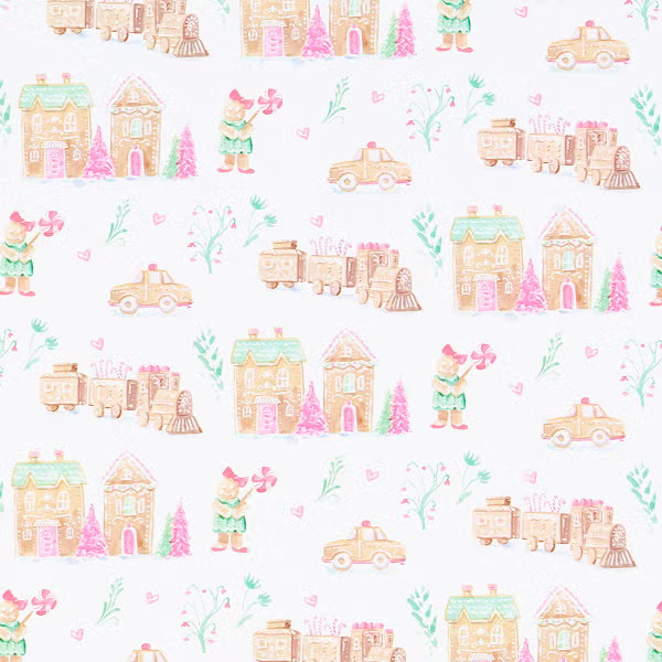 Taylor Paladino Gingerbread Wrapping Paper | The Container Store