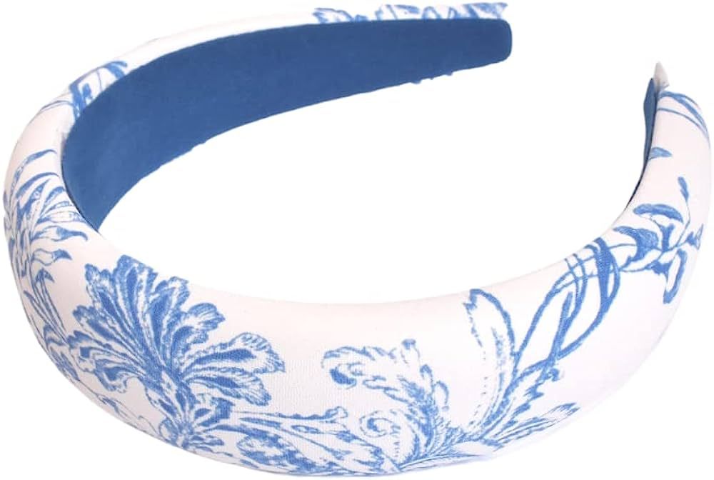 Padded Headband (Antique Blue Floral) | Amazon (US)