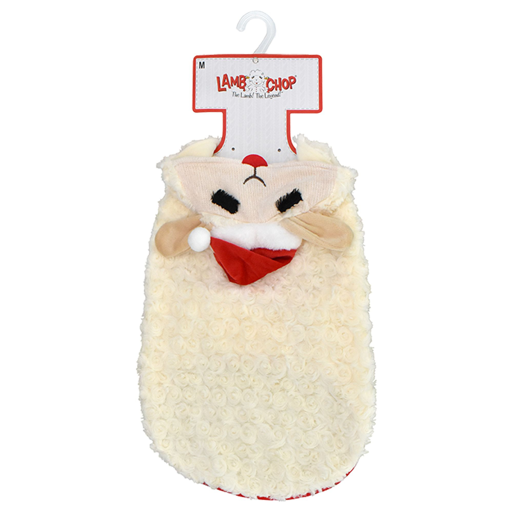 Multipet's Holiday Lamb Chop Santa Hoodie | PetSmart