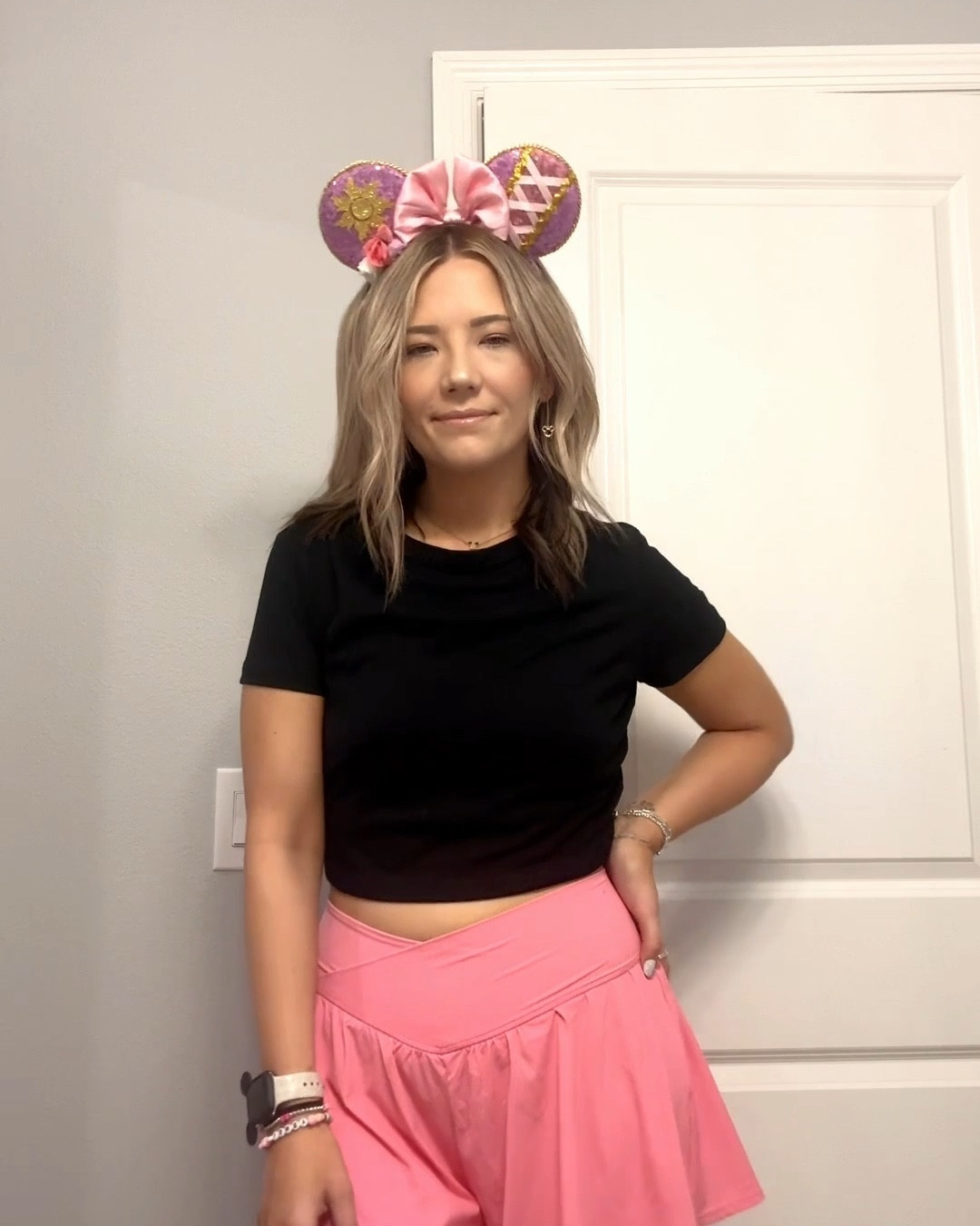 A simple magic kingdom outfit with a hint of Rapunzel! 

#disney #disneyoutfits

#LTKStyleTip #LTKFamily #LTKTravel