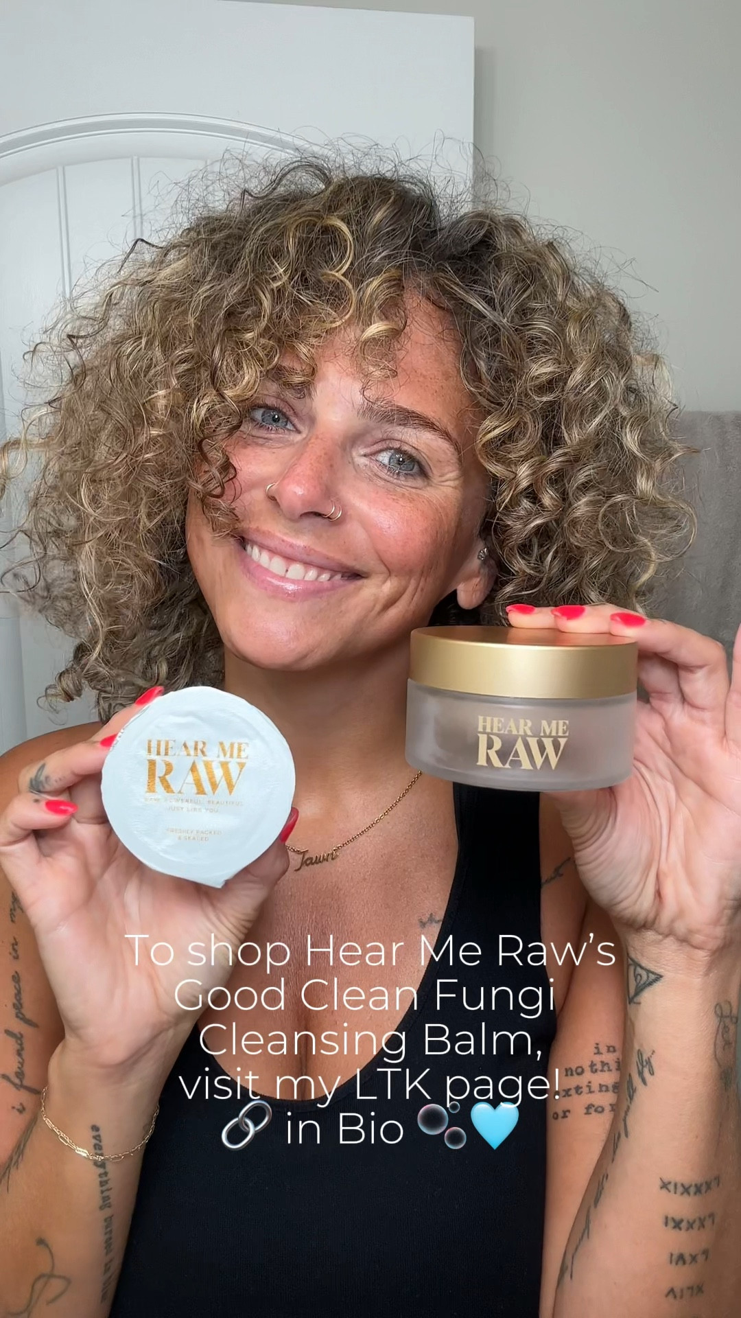 Hear Me Raw’s Good Clean Fungi Gentle Scrubbing Cleansing Balm is my morning skin’s literal best friend! 💯🫧🩵 . You can also save up to 40% on the refillable & recyclable pods with a 1, 2, or 3 month subscription! 🤑

#hearmerawskin #hearmerawskinpartner #skincareproducts #skincarefavorites #glowingskin #healthyskin #naturalskincare 

#LTKBeauty #LTKVideo #LTKFindsUnder50